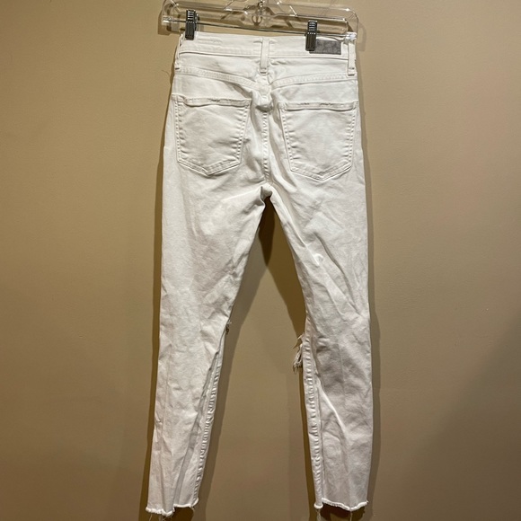 AGOLDE Sophie White High Rise Skinny Jeans - Picture 3 of 13
